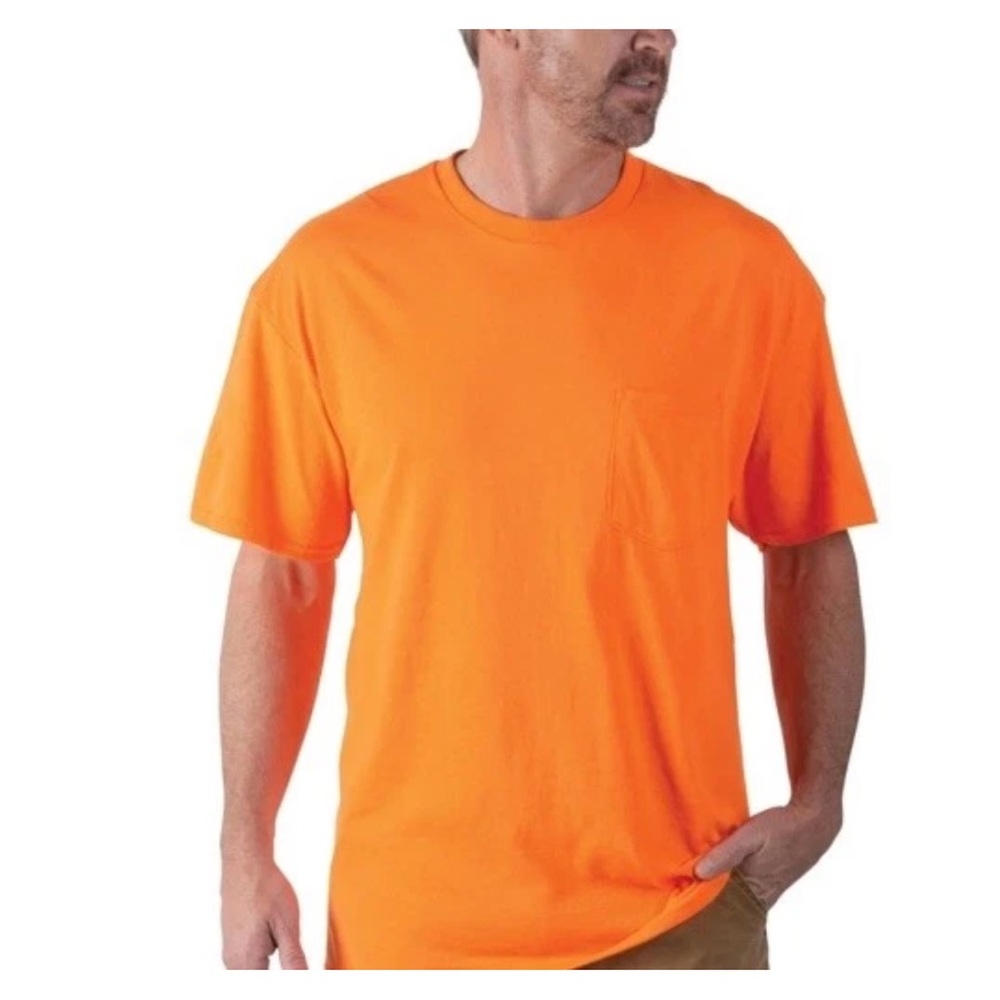 2-pack Walls Men's Working Man's Pocket Tee Short Sleeve Hi-Vis Layering‎